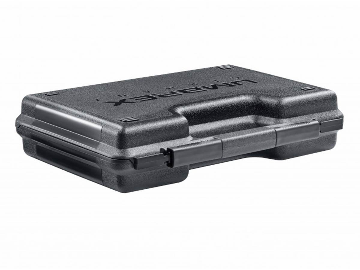 Mallette de transport Umarex 29.5 x 21.5 cm en coque rigide, idéale pour le rangement d'armes de poing.