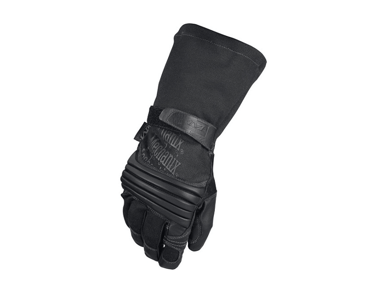 gants résistants aux flammes Mechanix en noir, offrant protection thermique et mobilité.