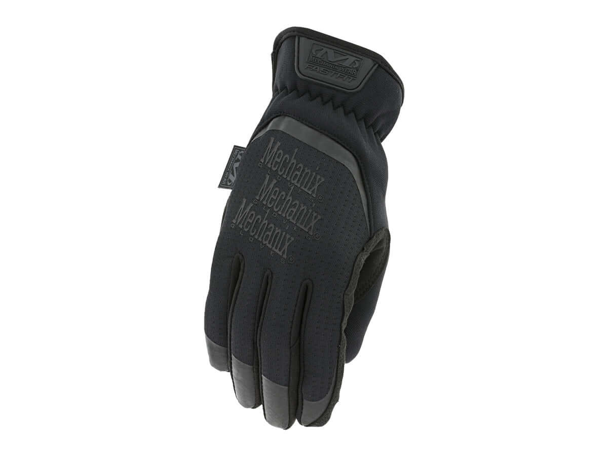 Mechanix Gants Femme Fast-Fit Covert Noir pour protection contre le froid et coupures, pratiques pour travaux extérieurs.