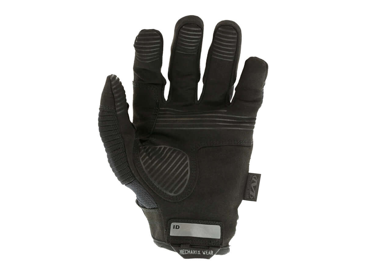 Gants Mechanix M-PACT 3 Noir, gants tactiques ergonomiques avec protection anti-impact.