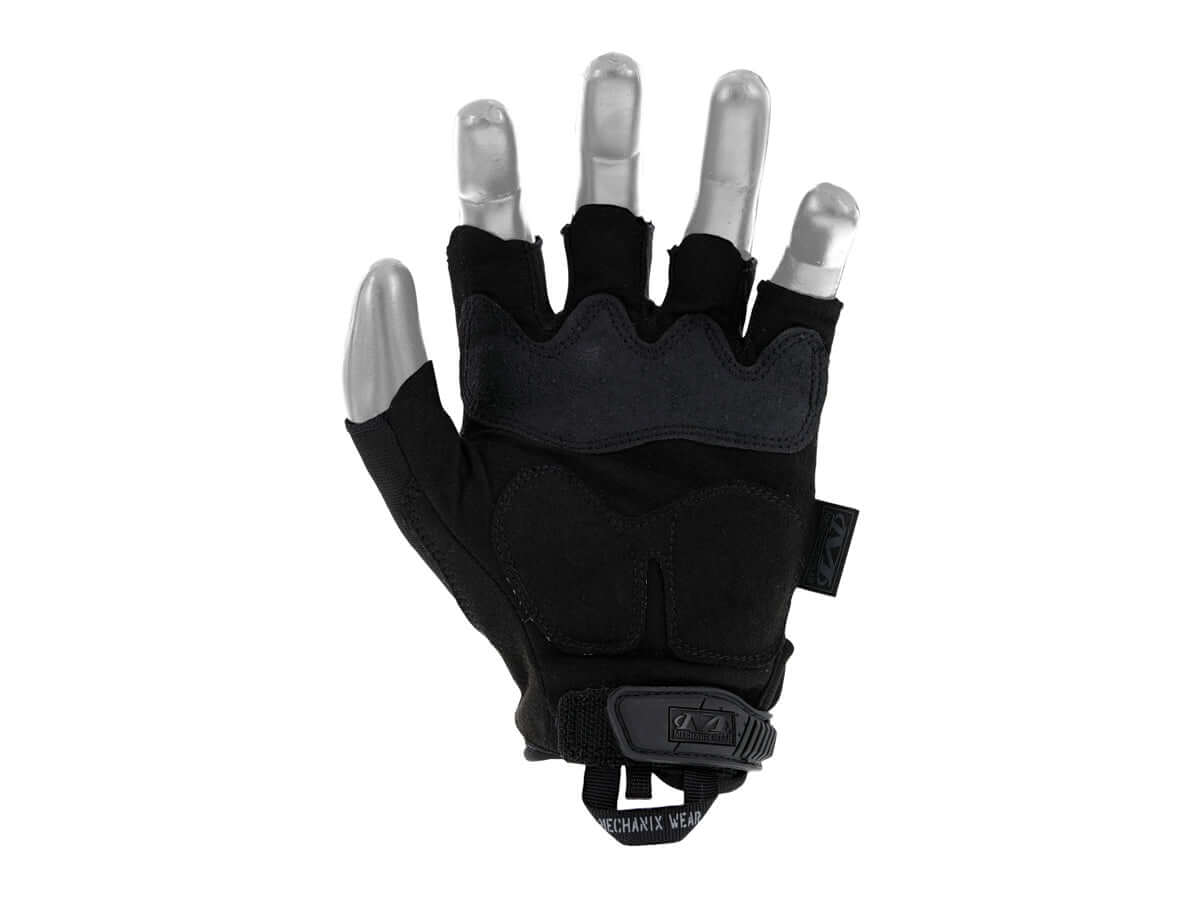 Gants Mechanix M-Pact protection tactique sur fond blanc, montrant le design et la texture des gants.