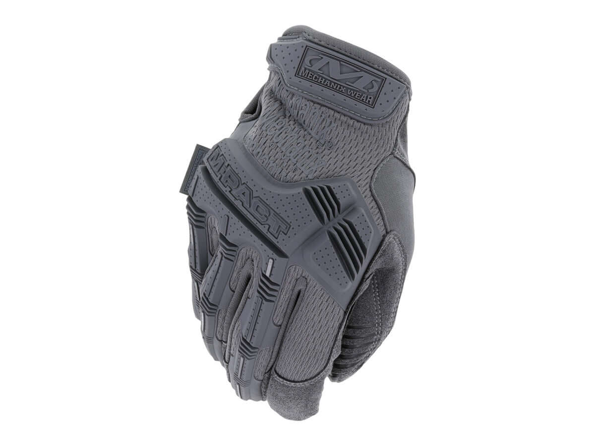 Gant Mechanix Gants M-PACT en gris, conçu pour protection et confort dans des environnements exigeants.