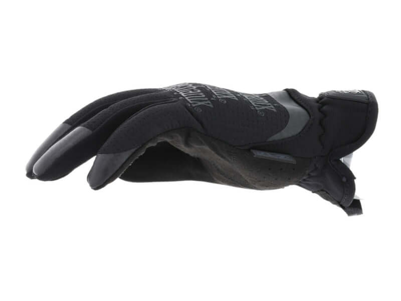 gants tactiques Mechanix FAST-FIT noir, offrant protection légère et excellente dextérité en activités tactiques.