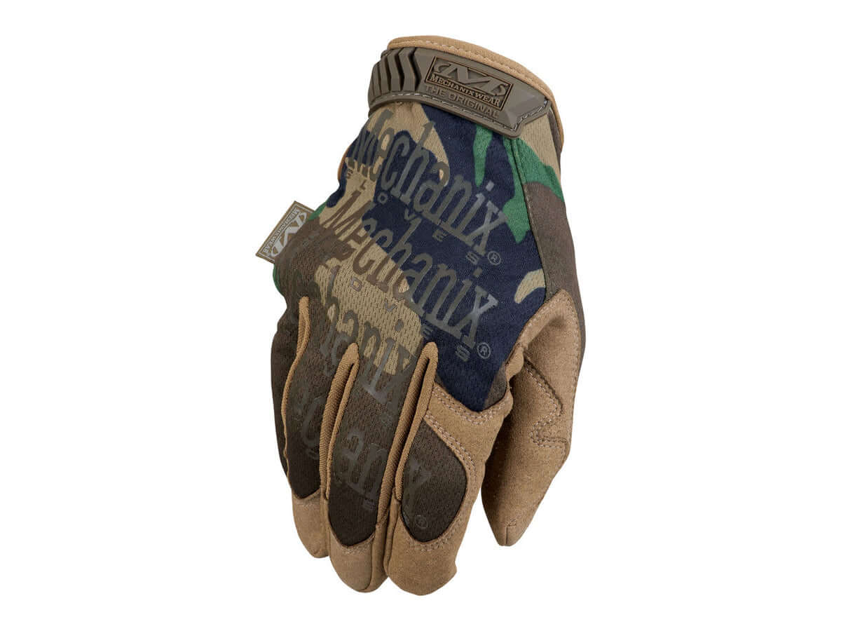 Mechanix Gants Original en camouflage, conçus pour le confort et la polyvalence dans diverses applications.