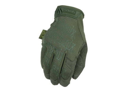 Mechanix Gants Original en vert, conçus pour confort et maniabilité dans diverses applications.