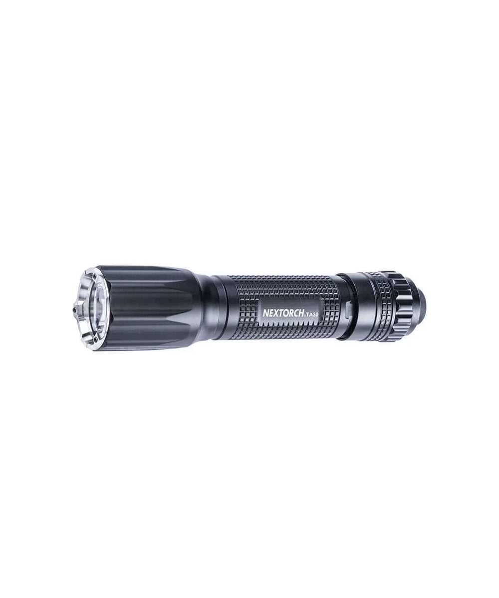 Nextorch TA30 Lampe de poche compacte LED 1300lm avec bouton, lampe tactique performante.
