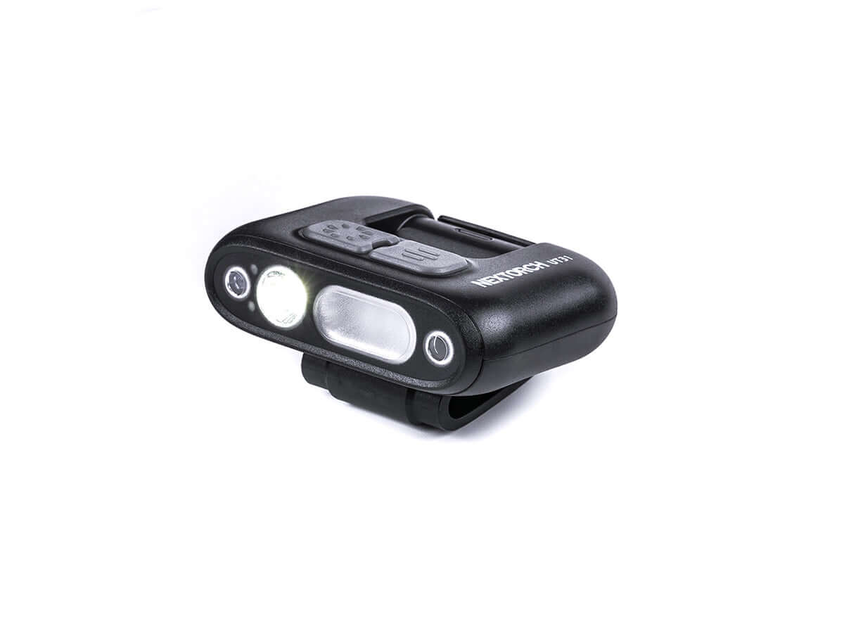 Nextorch UT31 Lampe à clip d'urgence LED 220lm, lampe de signalisation compacte avec clip rotatif.