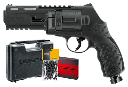 PACK PRET A TIRER T4E TR50 GEN.2 CAL 50 - 7.5 J (100 BILLES, 5 CO2, MALLETTE) avec revolver et accessoires.