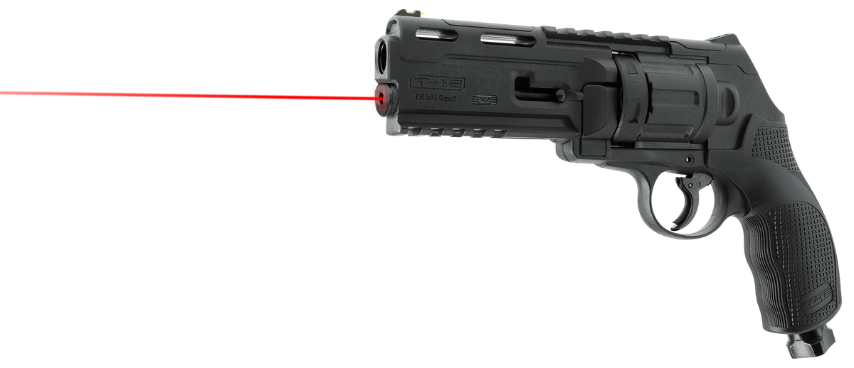 PACK PRET A TIRER TR50L T4E CAL 50 - 13J revolver with integrated laser sight