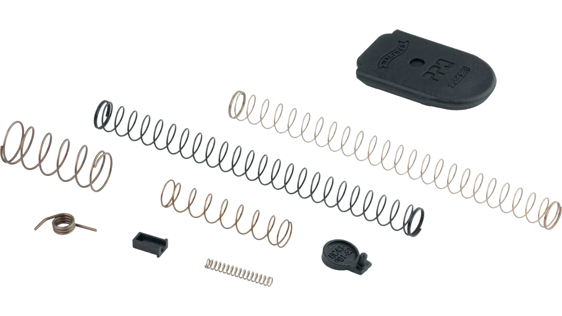 SERVICE KIT SFP9 T4E HECKLER&KOCH maintenance parts, including springs and components for SFP9 pistol.