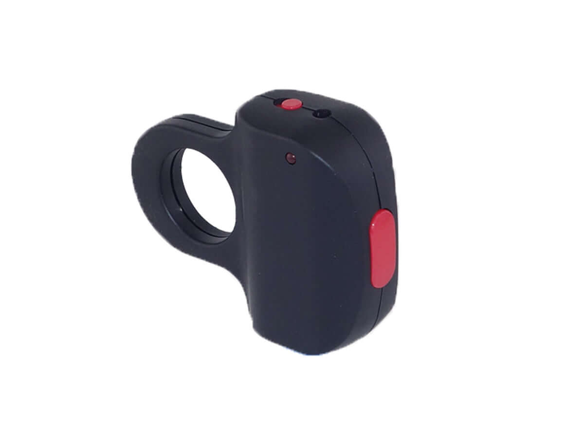 shocker K1 poing américain rechargeable, appareil compact avec bouton et design discret.