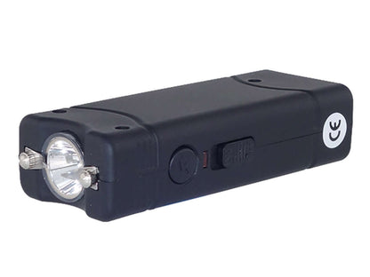 Shocker Mod 801 6 000 000 V avec lampe et housse USB, dispositif de défense compact et ergonomique.