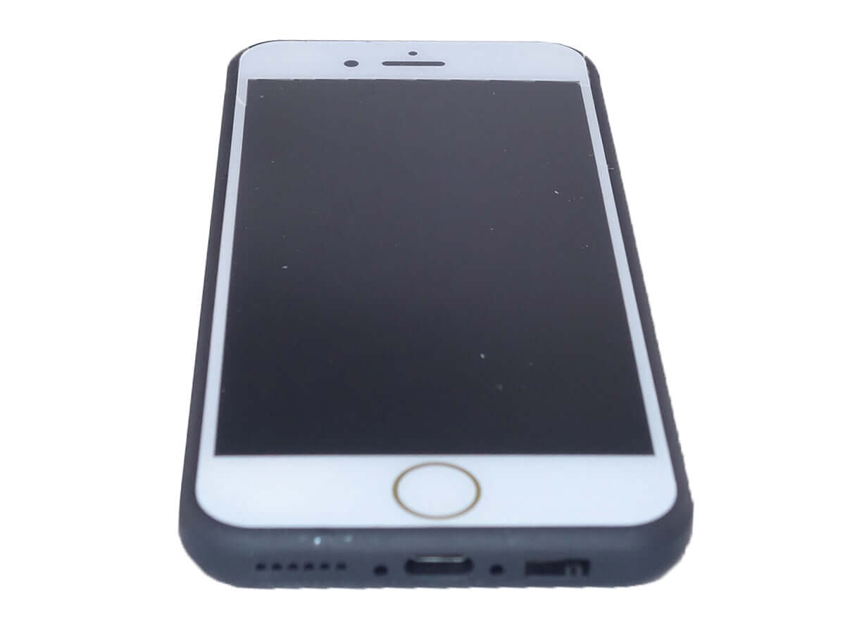 shocker phone défense personnelle vue de face avec écran noir et design discret.