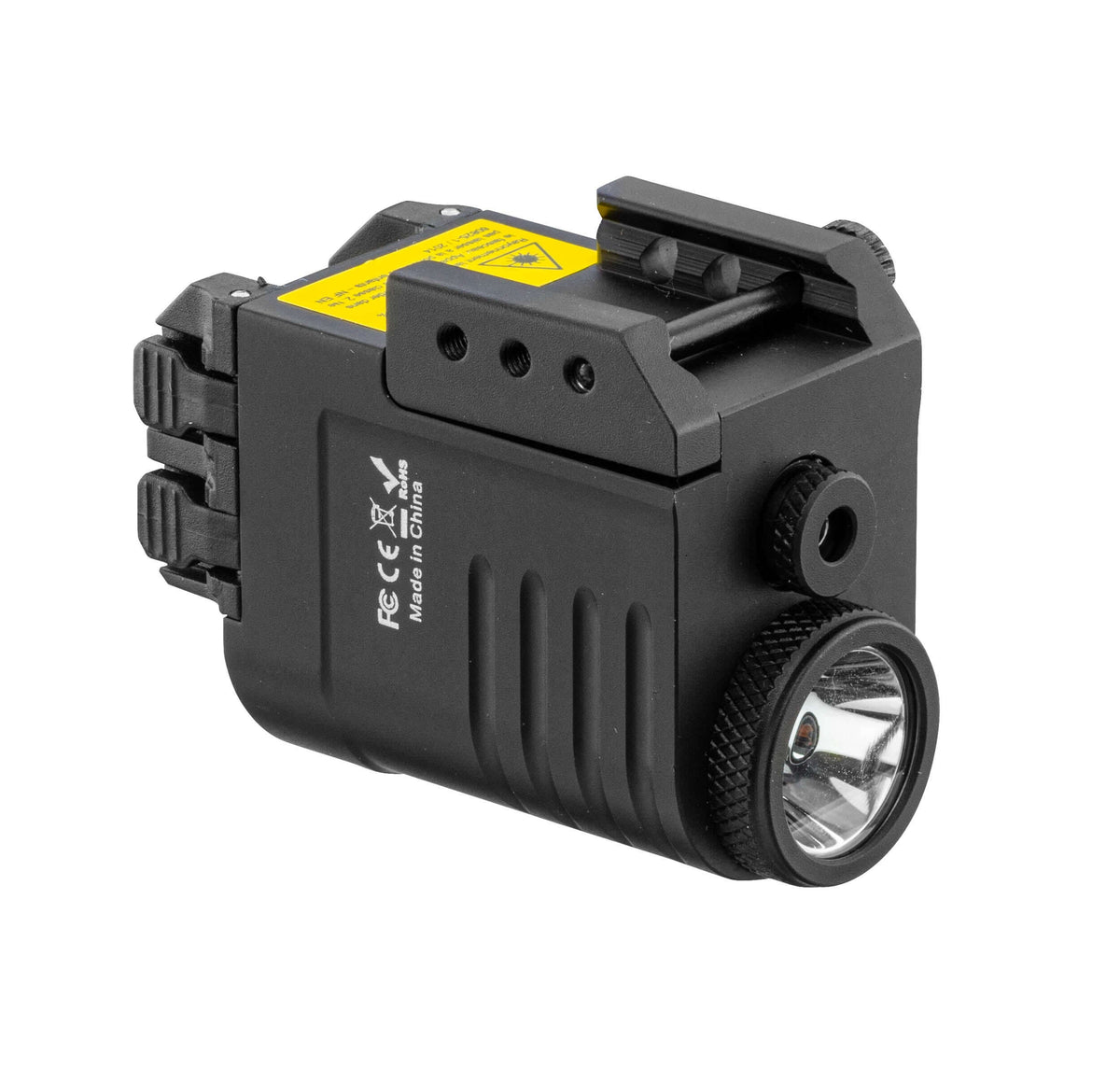 Skywoods Lampe tactique 360 Lm + laser vert IP66 USB Magnétique vue du produit.