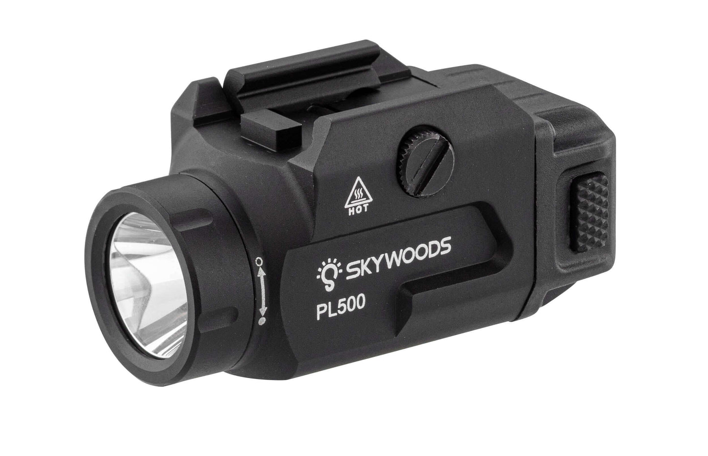 Skywoods Lampe tactique Rafale 500 Lm IP65, lampe performante pour environnements exigeants.