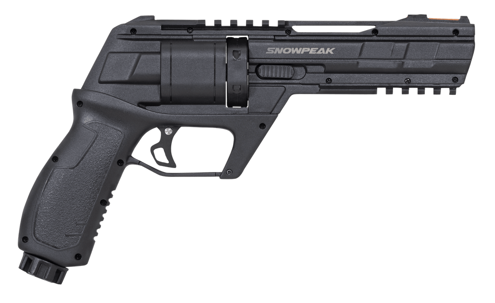 Snowpeak CP300 revolver CO₂ calibre .50 pour défense et entraînement, puissance de 13 joules.