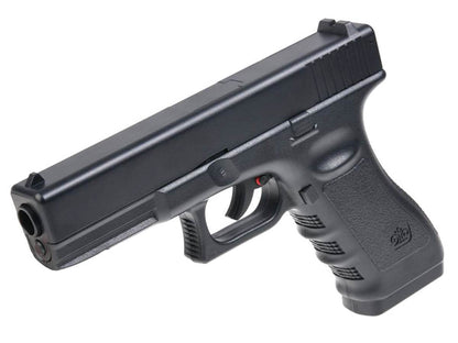 Stinger MK1 Co2 Culasse Fixe Noir 4.5mm bb 3J - Pistolet CO₂ design compact et efficace pour tir récréatif.