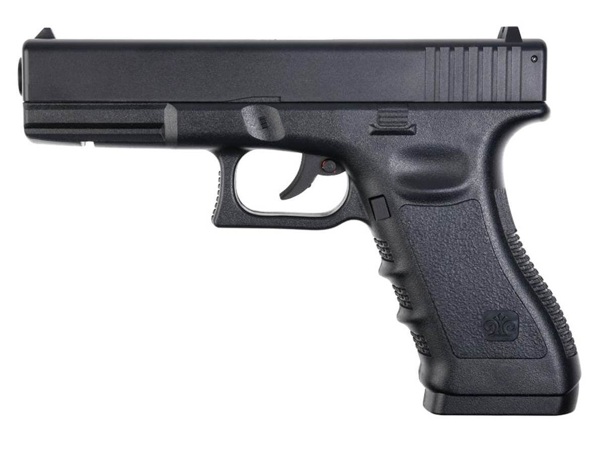 Stinger MK1 Co2 Culasse Fixe Noir 4.5mm bb 3J - Pistolet à CO₂ 4.5mm BB, design compact et efficace.