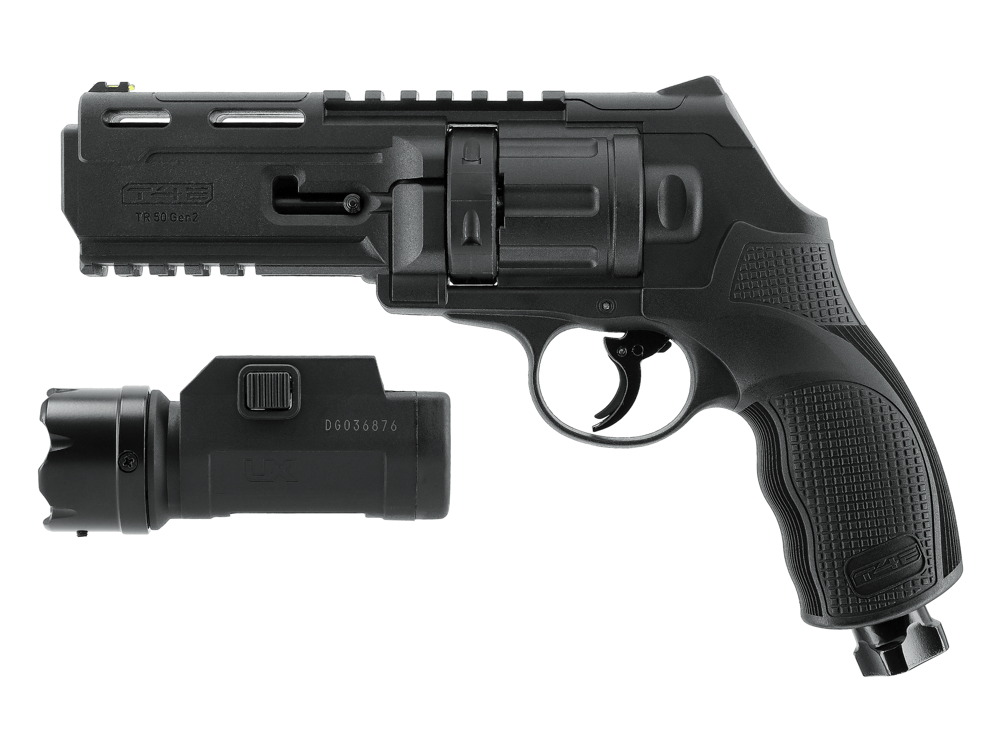 PACK T4E TR50 GEN.2 CAL 50 - 13 J + Lampe laser - revolver CO₂ avec lampe laser compacte