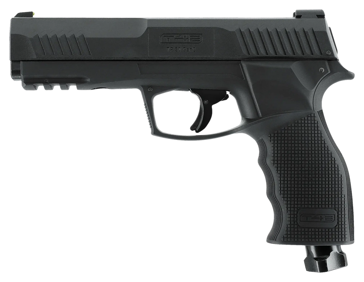 PIST T4E TP50 GEN.2 CAL 50 - 7.5 J - Pistolet de défense compact et puissant au calibre .50.