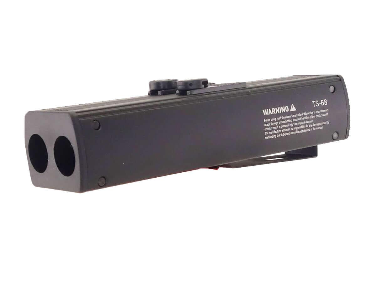 Pistolet de défense CO2 TS68 noir, calibre .68, à double canon pour protection personnelle