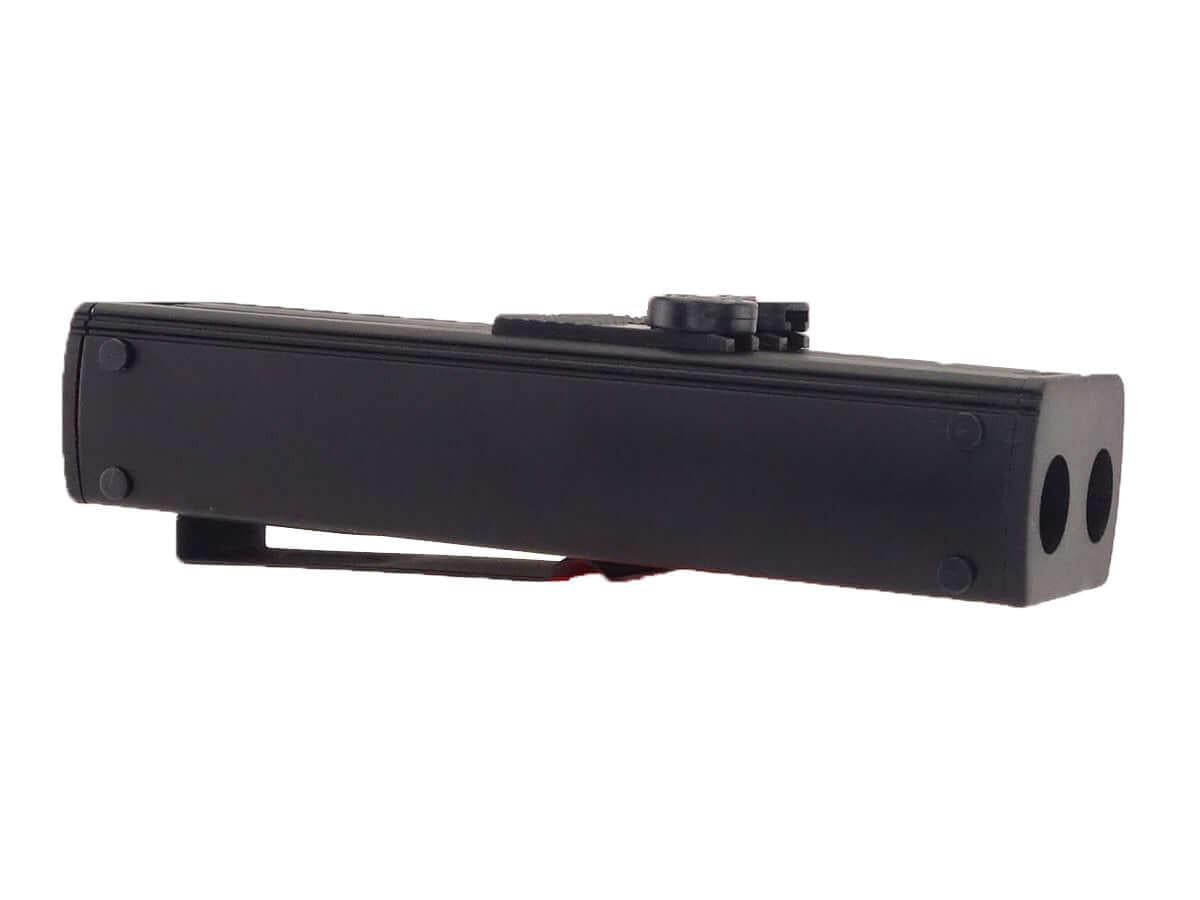 Pistolet de défense Thunder Stick TS50 noir calibre .50 à deux canons, vue latérale