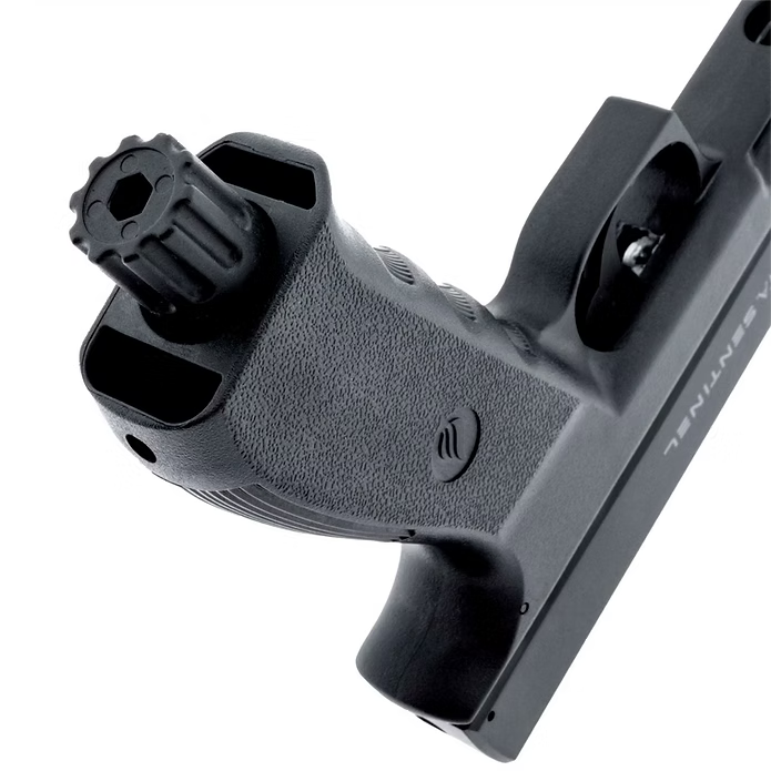Pistolet de défense VESTA Sentinel calibre .50 gros plan canon