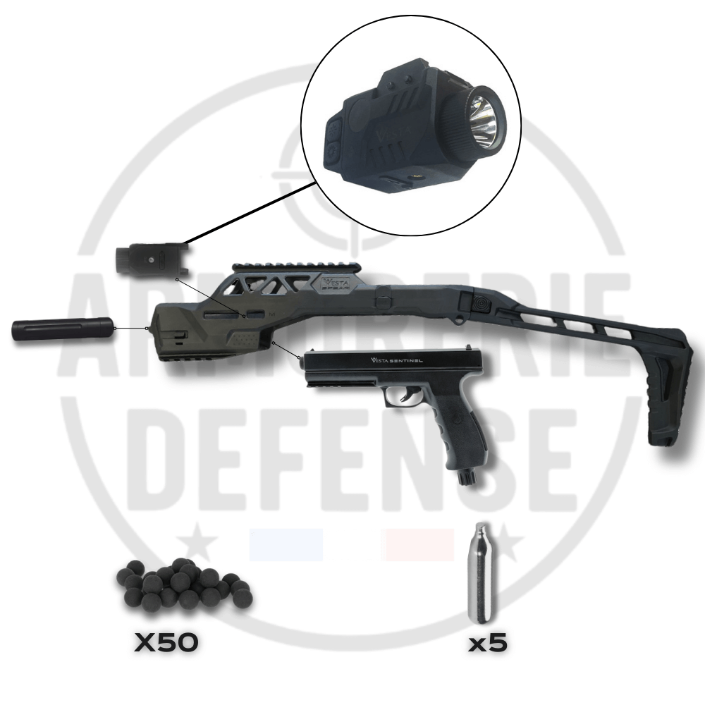 VESTA SENTINEL SPEAR PACK PREMIUM with tactical kit components and accessories.